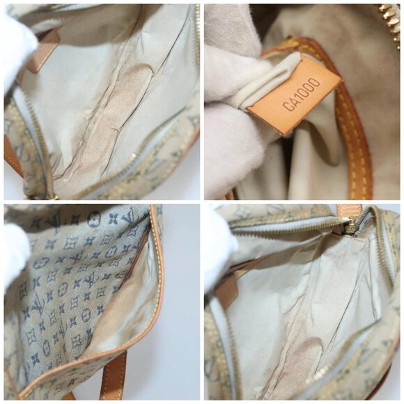 LOUIS VUITTON Monogram Mini Jeanne GM Shoulder Bag Blue M92000 LV Auth hk2688 - Picture 15 of 16